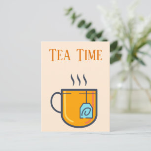 Tea Time Postcard Postkarte