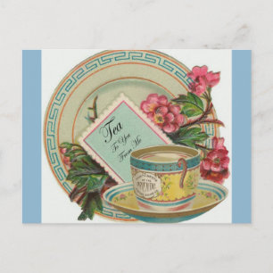 Tea Time Postkarte