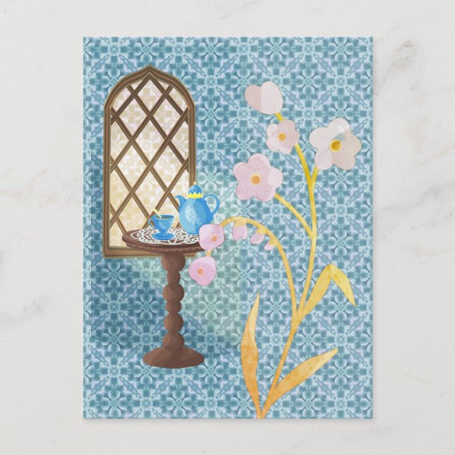 Tea Time Postkarte (Vorderseite)