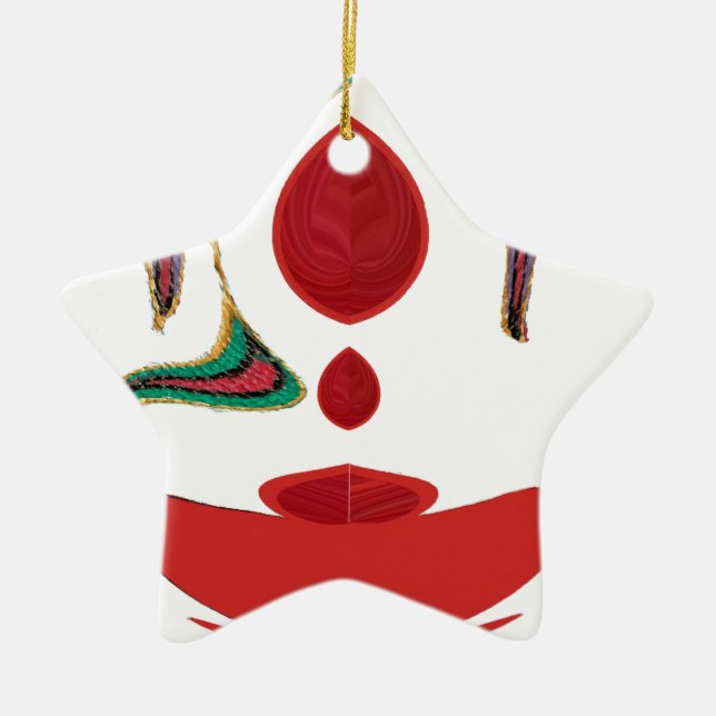 Tea Time Red Tea.png Keramik Ornament (Vorne)