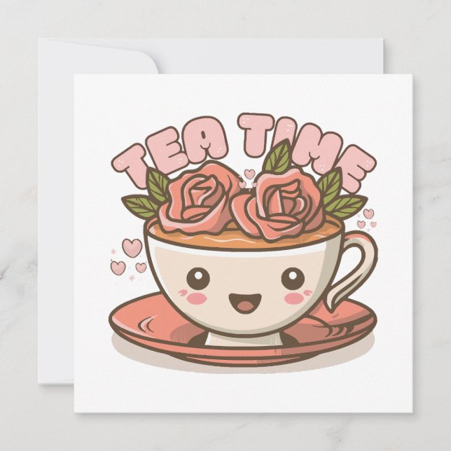 Tea Time Rose Tea Kawaii (Vorderseite)