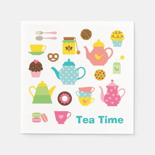Tea Time Serviette (Vorderseite)