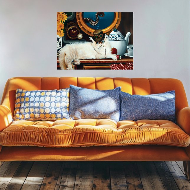 Tea Time Steampunk Cat Poster (Von Creator hochgeladen)