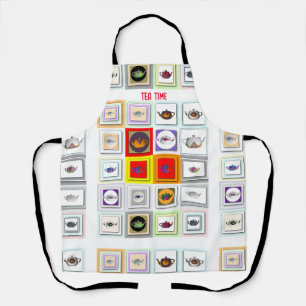 Tea Time Teapots Schürze