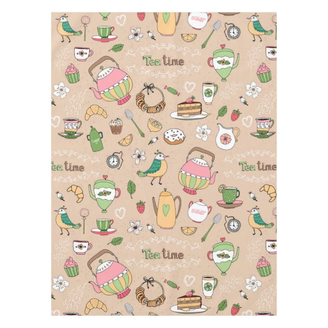 Tea Time Tischdecke (Vorderseite)