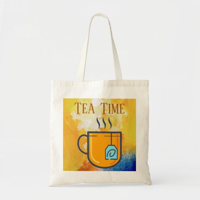 Tea Time Tote Bag Tragetasche (Vorne)