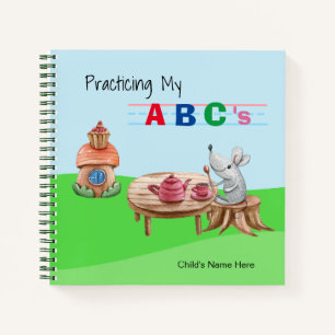 Tea Time und A B C's Spiral Notebook Notizbuch