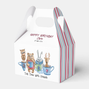Tea Time with Friends Gable Paper Fevor Box Geschenkschachtel