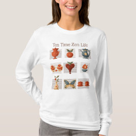 Tea Time Zen, gestrichen, T-Shirt