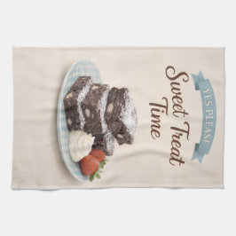 Tea Towel | Chocolate Brownies Kitchen Gift Geschirrtuch