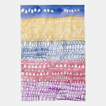 TEA TOWEL : PAUL KLEE : ALTE STADT