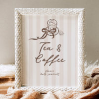 Tea- und Kaffee-Bar Cafe Bebe Baby Shower