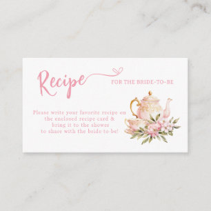 TEA-ZEIT MIT DEM BRIDE-TO-BE-BRAUTPARTY BEGLEITKARTE