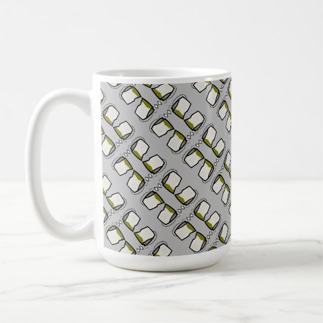 Teabag Tee Digital Art Design Kaffeetasse (Links)
