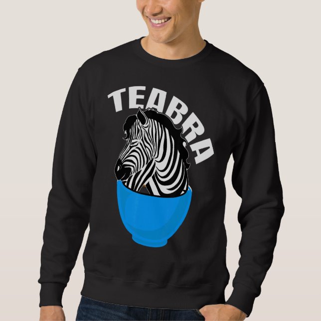 Teabra Tea Zebra Sweatshirt (Vorderseite)