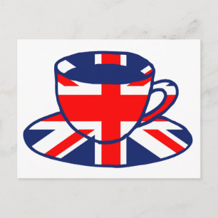 Teacarte Union Jack Postkarte