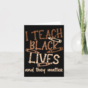 Teach Black Lives Monte Heritage Karte