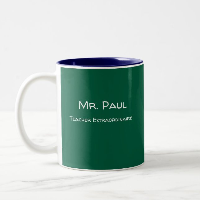 Teach Extraordinator Zweifarbige Tasse (Links)