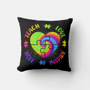 Teach Hope Liebe Inspirierte Autismus Awareness Te Kissen