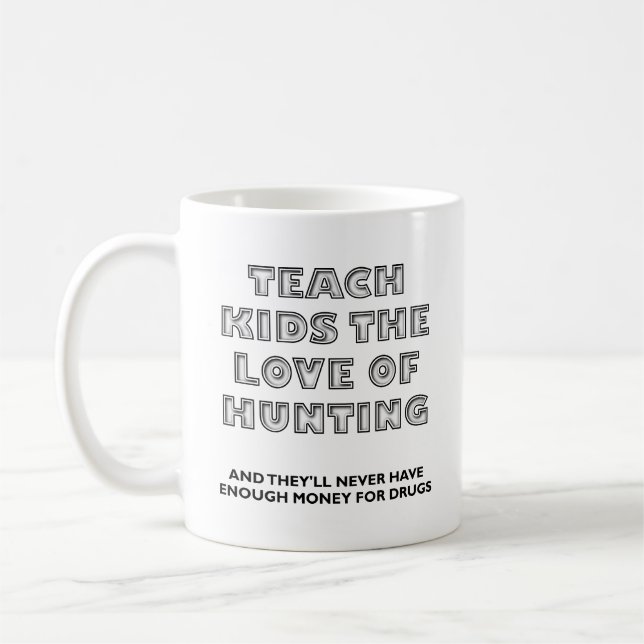 Teach Kids Funny Junting Tasse (Links)