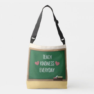 Teach Kindness Alltag Cross Body Bag Tragetaschen Mit Langen Trägern