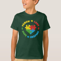 Teach Liebe Hope Inspirierte Autismus Bewusstsein