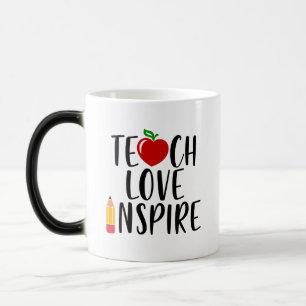 Teach-Liebe Inspiriere Lehrergeschenk Verwandlungstasse