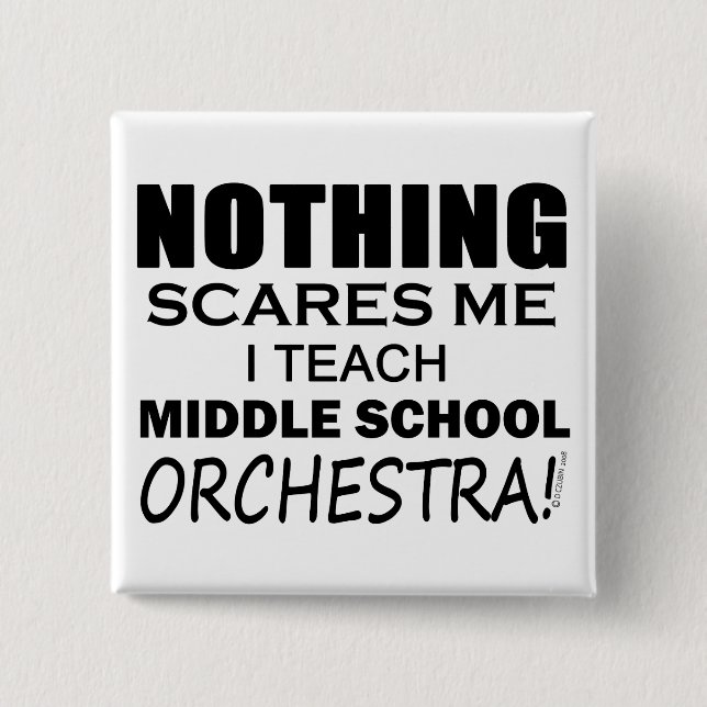 Teach Middle School Orchestra Button (Vorderseite)