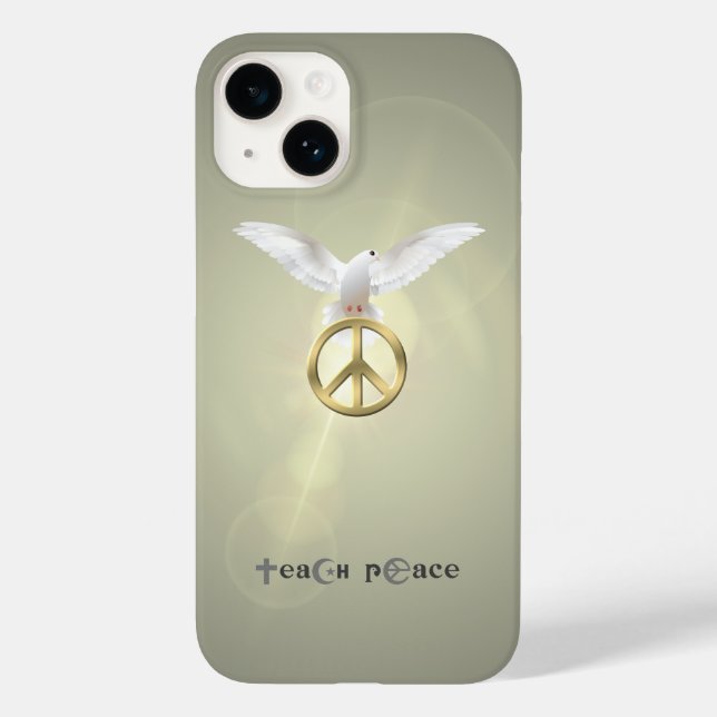 Teach Peace | Case-Mate iPhone Hülle (Rückseite)