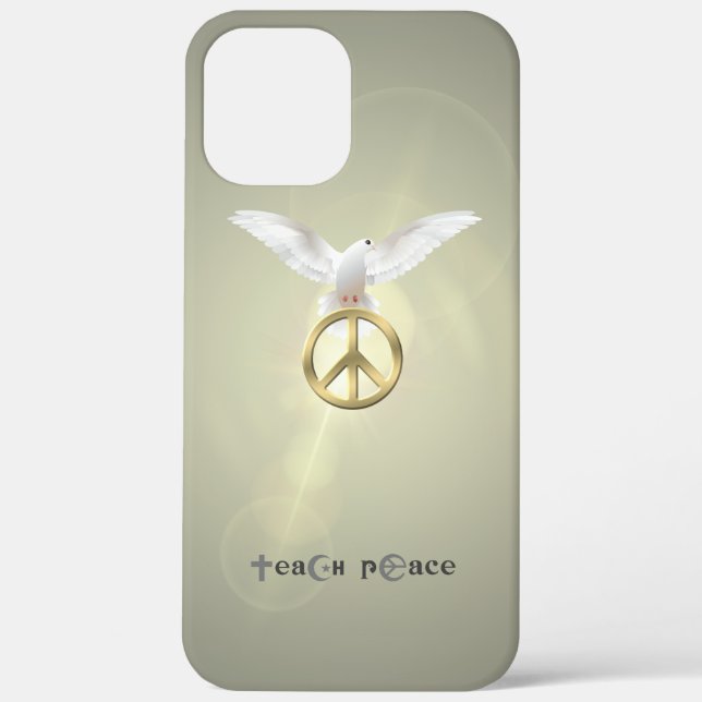 Teach Peace | Case-Mate iPhone Hülle (Rückseite)