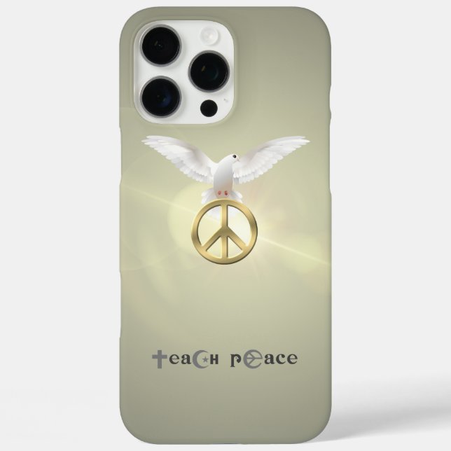 Teach Peace | Case-Mate iPhone Hülle (Rückseite)