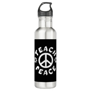 Teach Peace Edelstahlflasche