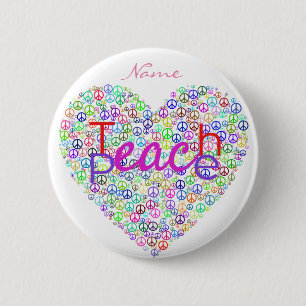 Teach Peace Heart Thunder_Cove Button
