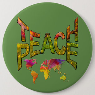 Teach-Peace  Movement Button