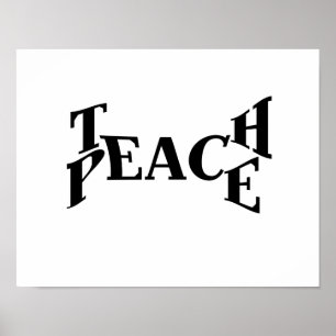 Teach Peace Poster