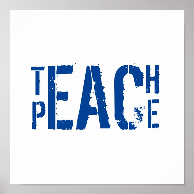 Teach Peace Poster (Vorne)
