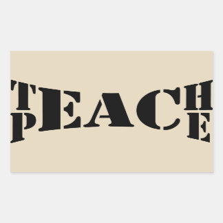 Teach Peace Sticker