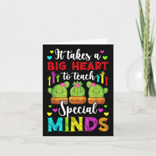 Teach Special Minds Autism Lehrer Autismus Auszeic Karte