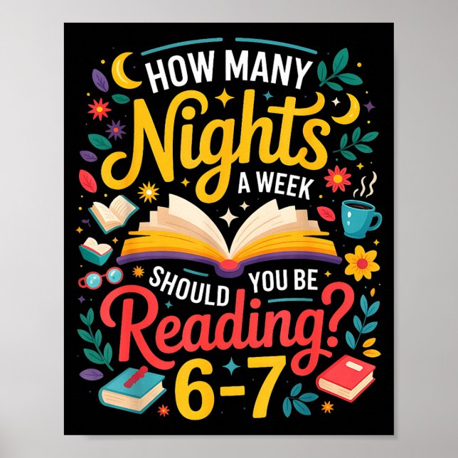 Teacher 67 How Many Nights A Week Should You Be Re Poster (Vorne)