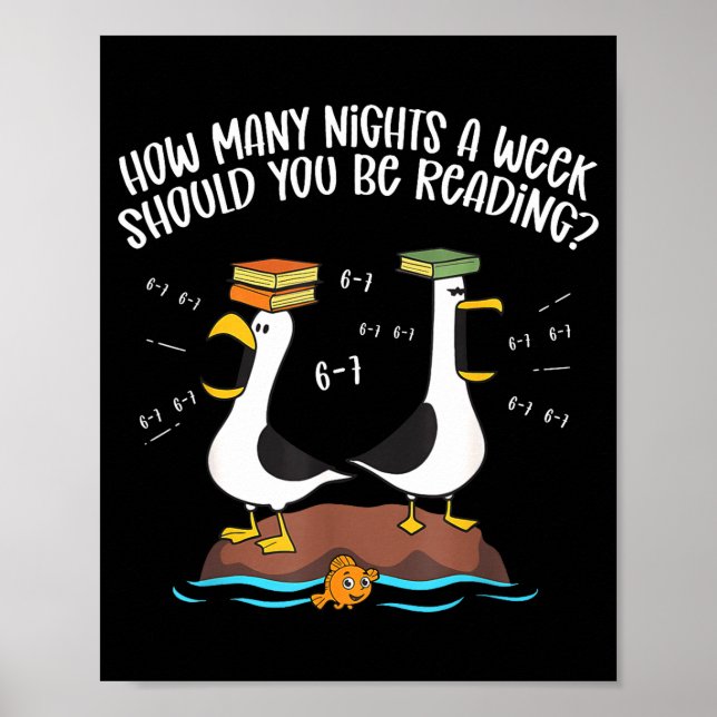 Teacher 67 How Many Nights A Week Should You Be Re Poster (Vorne)