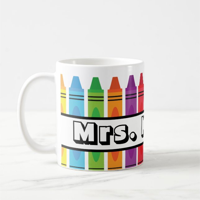 Teacher Appreciation Custom Coffee Cup Kaffeetasse (Links)
