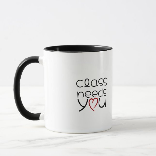 Teacher Appreciation Gift Heart Frame Tasse (Links)