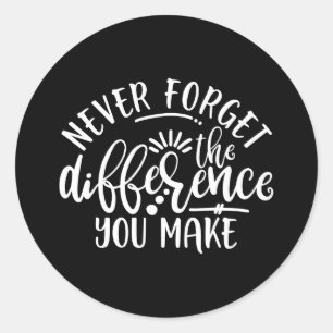 Teacher Apprection Design Idea Runder Aufkleber