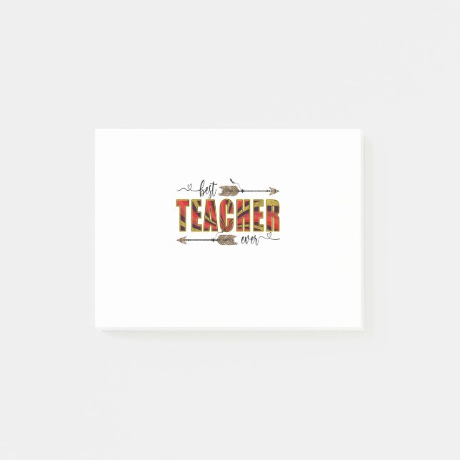 Teacher Art Best Teacher Evers Post-it Klebezettel (Vorderseite)
