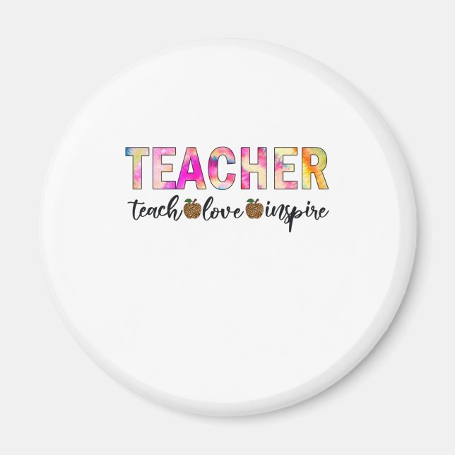 Teacher Art Teach Liebe Inspiriert Magnet (Vorne)