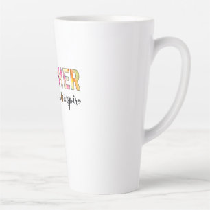 Teacher Art Teach Liebe Inspiriert Milchtasse