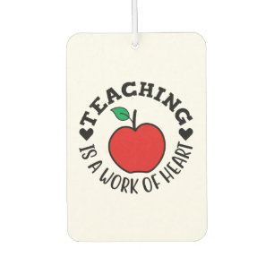 Teacher Art Teaching ist ein Werk des Herzens Autolufterfrischer