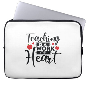 Teacher Art Teaching ist ein Werk des Herzens Laptopschutzhülle