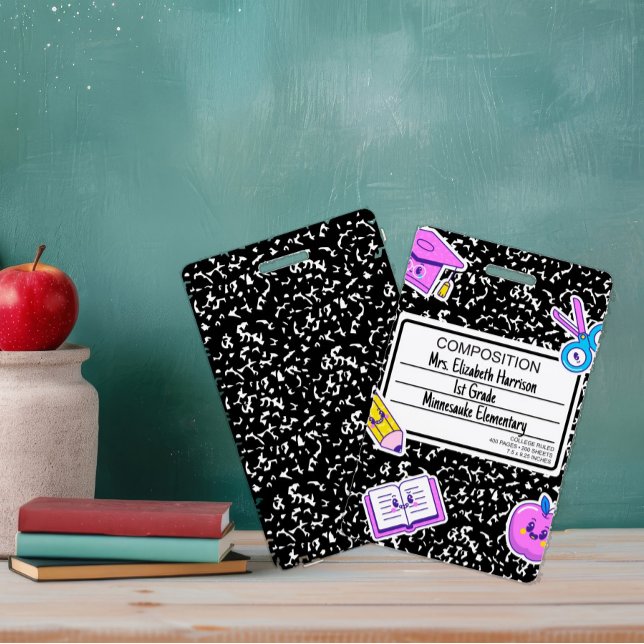 Teacher Back to School Composition  Ausweis (Von Creator hochgeladen)