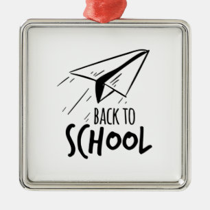 Teacher Back To School Ornament Aus Metall